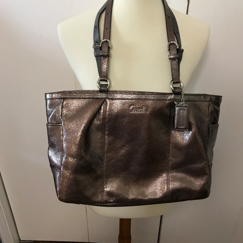 Coach Bronze Shoulder Bag